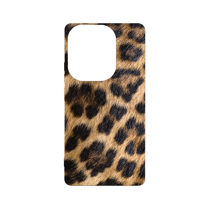 BestCase® Husa Slim Premium Silicon 1.2MM, Compatibila Cu Xiaomi Redmi Note 13 Pro 4G / Poco M6 Pro 4G, Leopard pattern, Microfibra in interior, Antisoc, Protectie camera si ecran, PB 1442