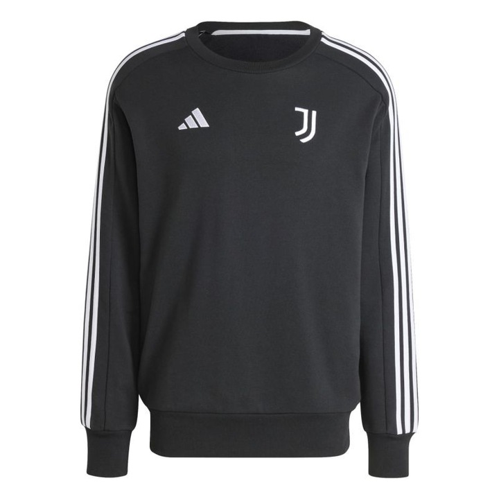 Тениска Adidas Juventus Turyn DNA Sweat M, черна, мъжка, от памук и полиестер