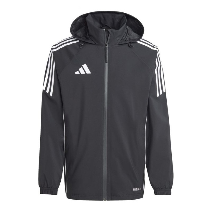 Яке за дъжд adidas Tiro 24 M, водоустойчиво, черно, полиестер, M INTL