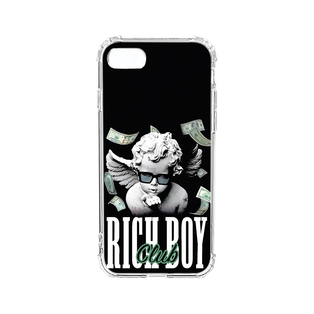 BestCase® Husa Anti Shock 1.5MM, compatibila cu Apple iPhone SE 3 / iPhone SE 2 / iPhone 8 / iPhone 7, Rich Boy Club, Air cushion Technology, AS 1457