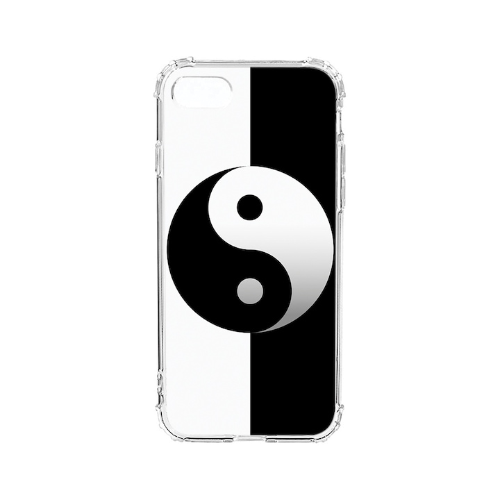 BestCase Anti Shock 1.5MM telefontok, kompatibilis modell Apple iPhone SE 3 / iPhone SE 2 / iPhone 8 / iPhone 7, Yin Yang, Air-Cushion technology, AS 1181