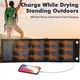 Сгъваем слънчев панел, DEWIN, 20W, 5V, USB, 485x145mm, тегло 313g