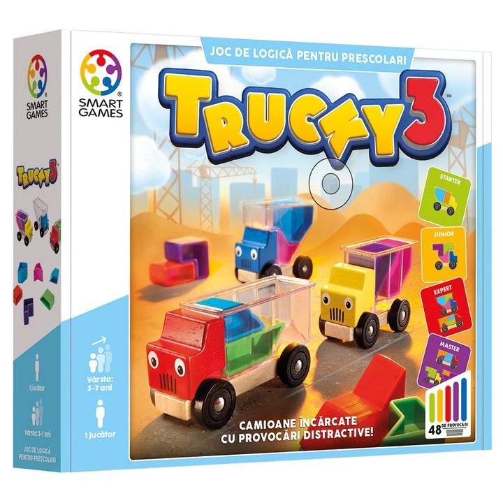Joc Smart Games - Trucky 3, lb. romana