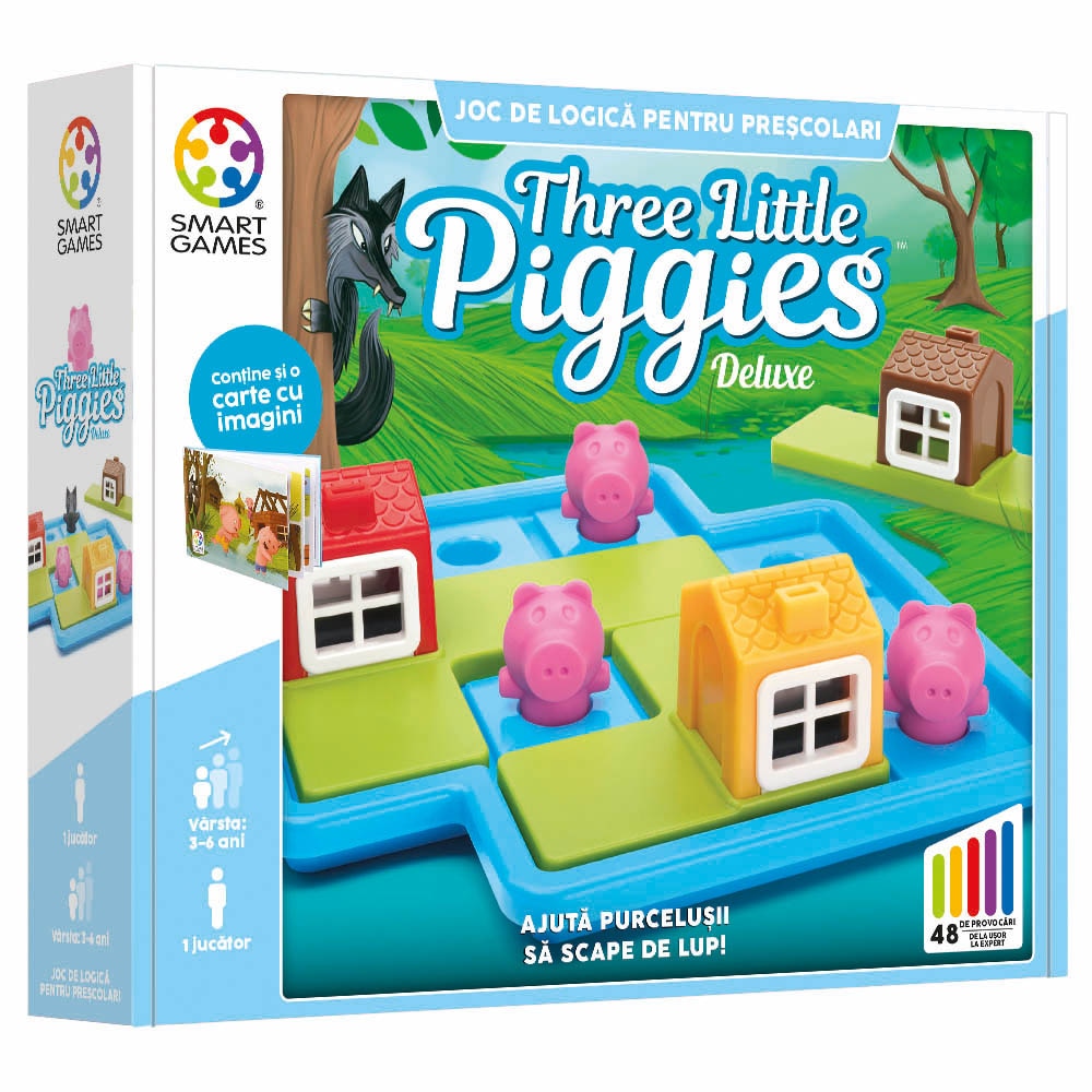 Joc Smart Games - Three Little Piggies, lb. romana