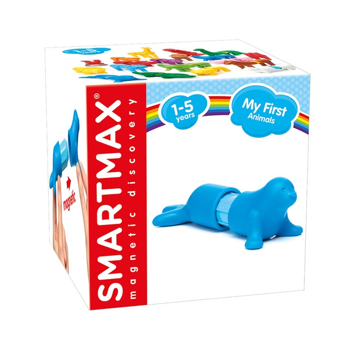 Joc magnetic Smart Max - My First Animals, Foca, 3 piese