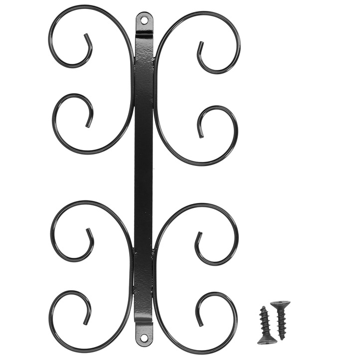 Jormftte borospohártartó, függőleges kialakítás, fekete, 8 pohárhoz