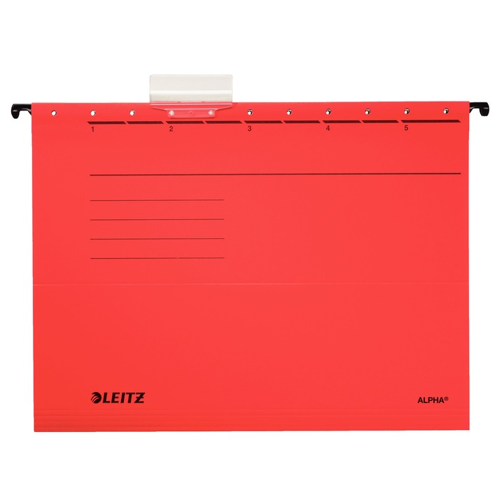 Висяща папка Leitz Alpha, червена
