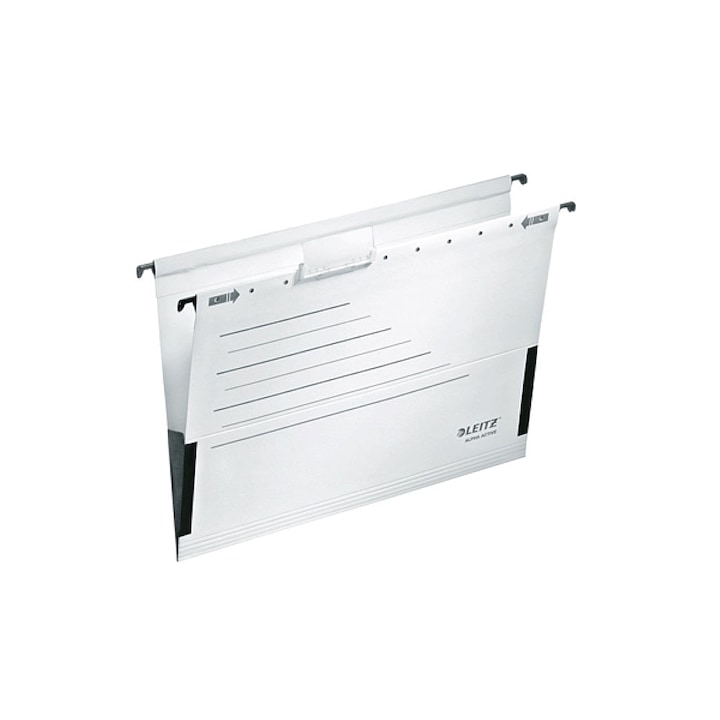 Висяща папка Leitz Alpha Active, с маншон, 5 бр./компл., бяла