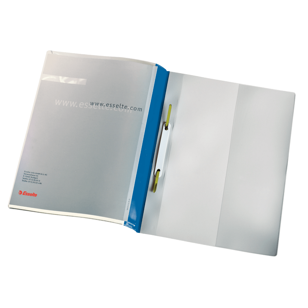 Dosar cu sina Esselte Panorama, plastic, albastru