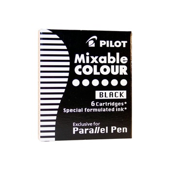 Set rezerve Parallel Pen Pilot 6 bucati, negru