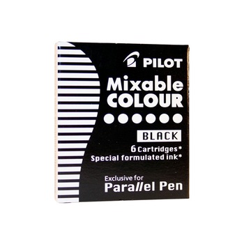 Set rezerve Parallel Pen Pilot 6 bucati, negru Set rezerve Parallel Pen Pilot 6 bucati, negru