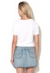 Levi's, Tricou alb cu imprimeu logo 17369-0297, Alb, M