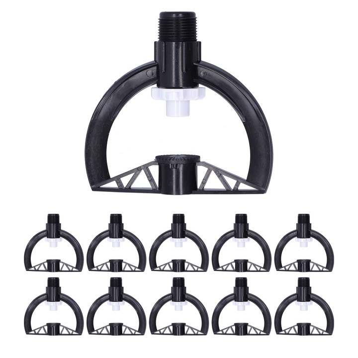 Jormftte forgó öntözőfej, 10 darabos készlet, G3/4, műanyag, tartós, kerti öntözéshez