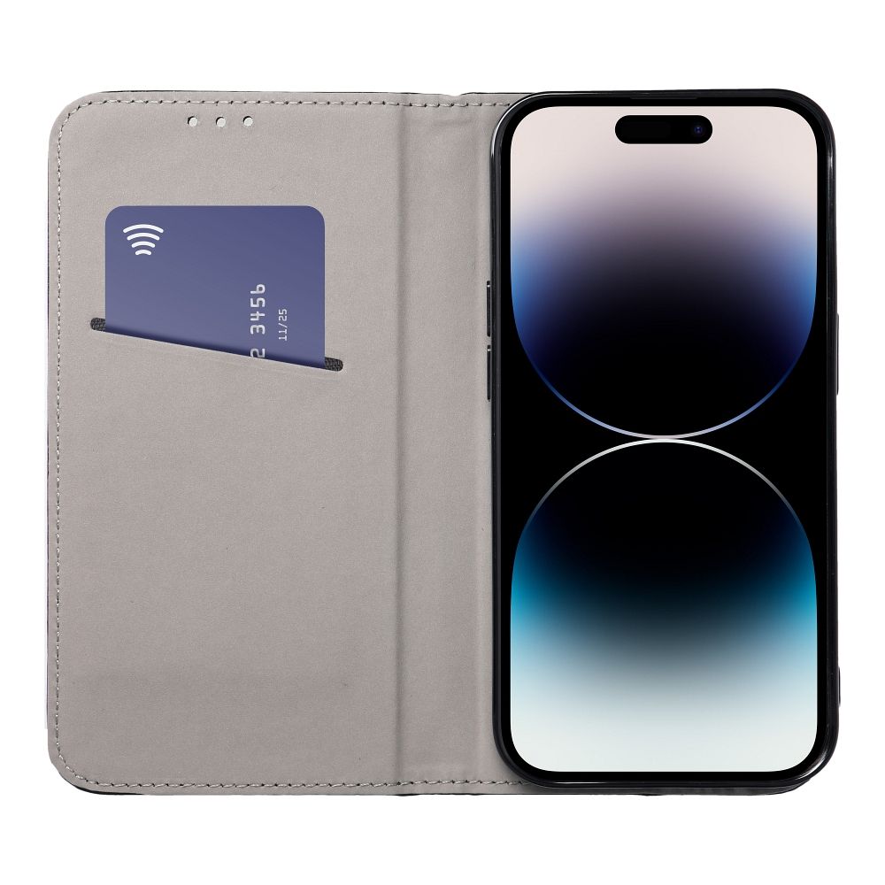 Husa tip carte, compatibila cu Samsung Galaxy A04s / A13 5G, model Smart Magneto Book, piele ecologica, inchidere magnetica, negru