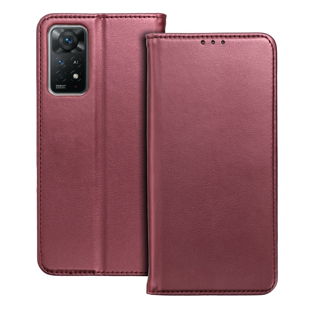 Husa Daden® Tip Carte Pentru Xiaomi Redmi 13C, Suport card, Functie de Stand si Inchidere Magnetica, Protectie Sporita, Bordeaux