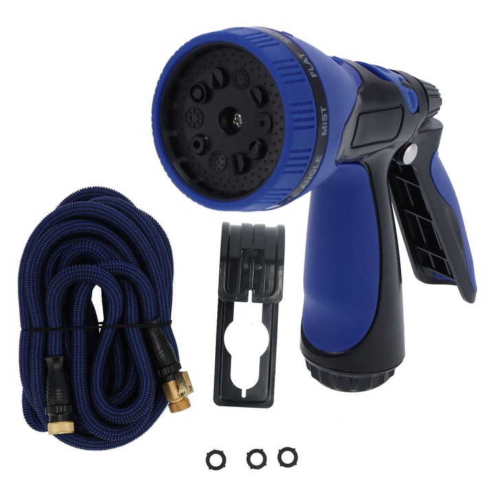 Teleszkópos víztömlő készlet, Jormftte, 75FT teleszkópos tömlő, nagynyomású, innovatív design, könnyen szállítható