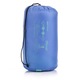 Sac De Dormit, Meteor, Mimpi, Izolatie Termica Optima, Husa Exterioara Din Poliester Rezistent 190T, Umplutura Interioara Din Microfibra Moale, Sac De Compresie Practic Inclus, (135+25) x 60/45 cm x 35 x 25 x 25 cm, Albastru-Menta