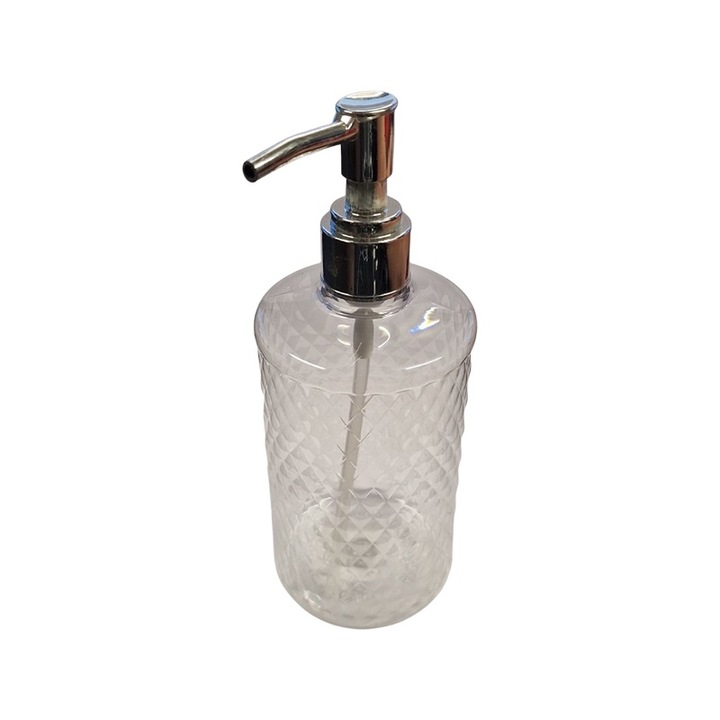 Folyékony szappan adagoló, műanyag, Y095, átlátszó, 200 ml