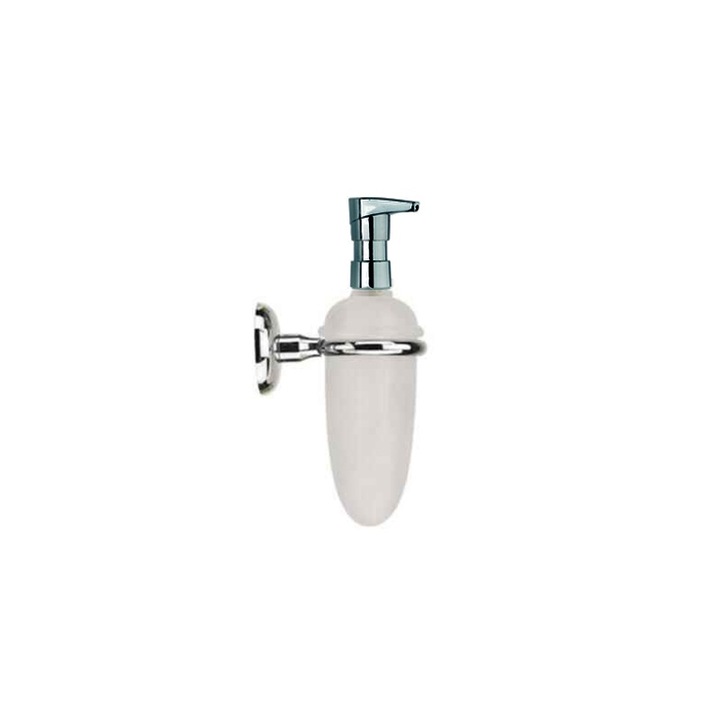 Folyékony szappan adagoló, üvegből, COD218, gyöngyház fehér, 200 ml