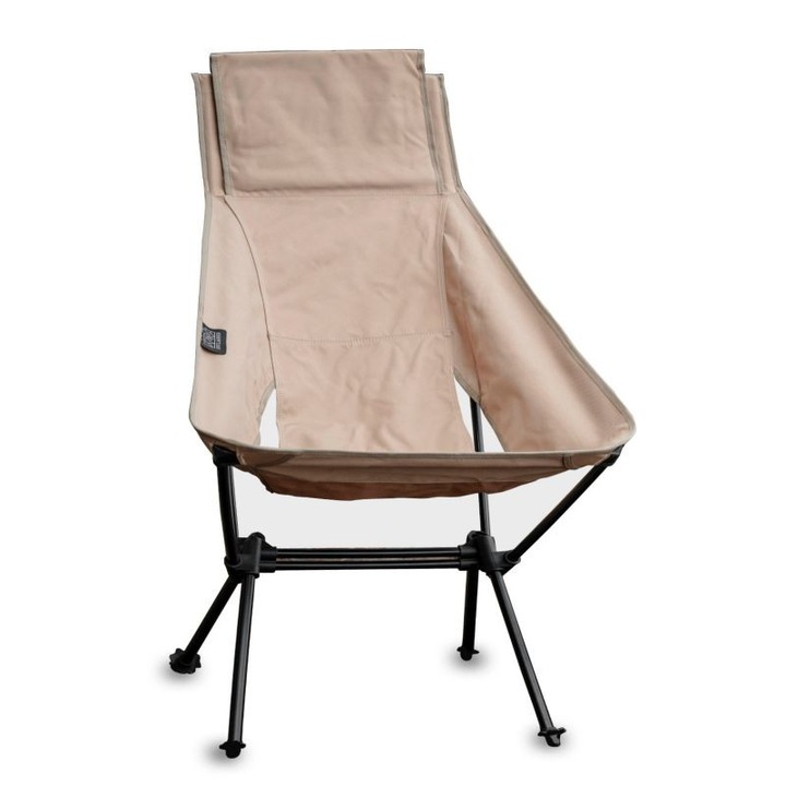 Scaun turistic Offlander, khaki cu detalii negre, 45x61x93,5cm, 1,74kg, set pentru camping