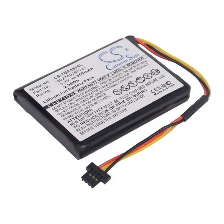 Baterie 6027A0090721 pentru navigatiei auto TomTom GPS Start 45 45M 55 55M 50M 50TM 45TM 55TM, CS-TMS550SL