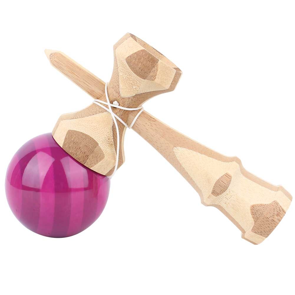 Jucarie traditionala japoneza din bambus, minge, Kendama, joc