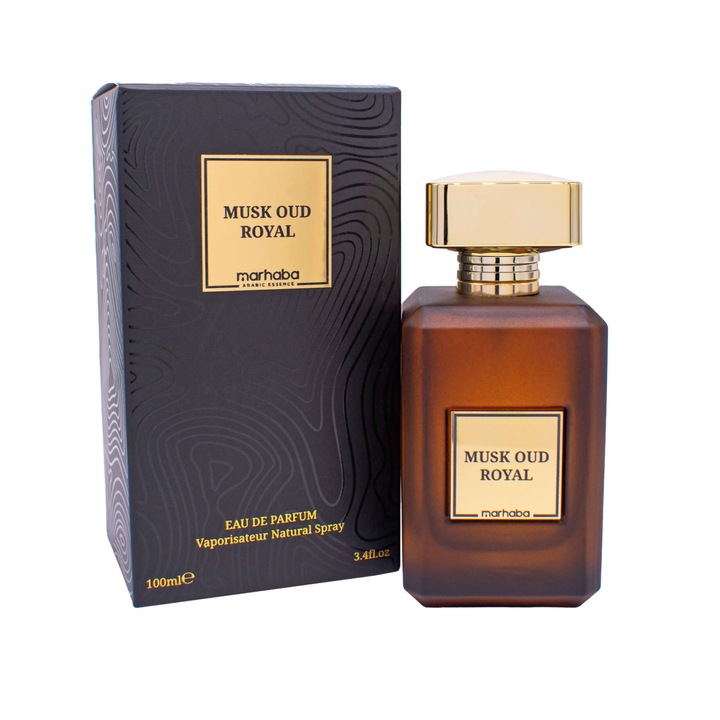 Apa de Parfum Marhaba Musk Oud Royal, Unisex, 100 ml