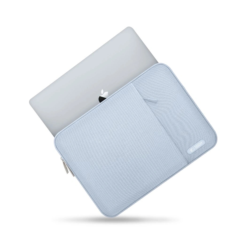 Husa laptop Tech-Protect Sleevy, 33,5x23,5cm, fermoar, buzunar, multicolor, set 1x husa