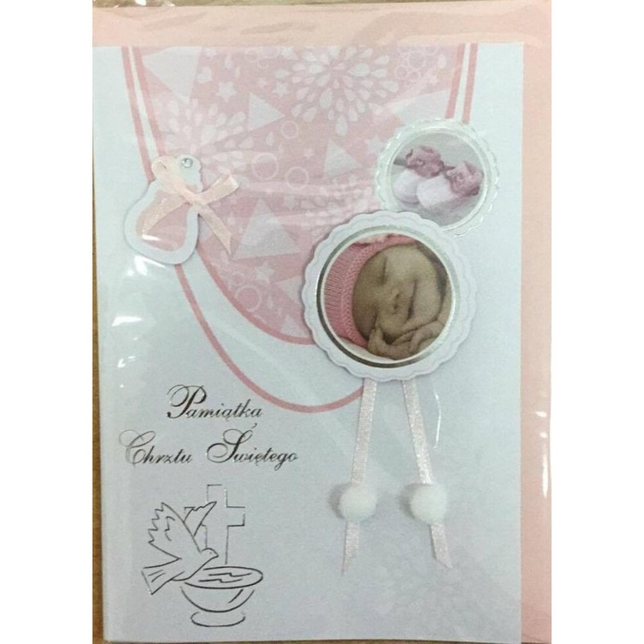 Karnet chrzest B6 Premium 42 borítással, Panoráma, 125x176x1 mm