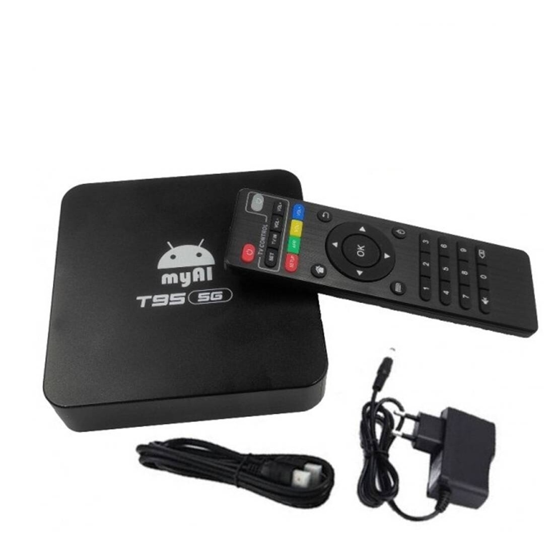 Smart TV Box, ANDROID 11.0 HOME BOX, T95, 64 GB, 5G, 4K, HD, Negru