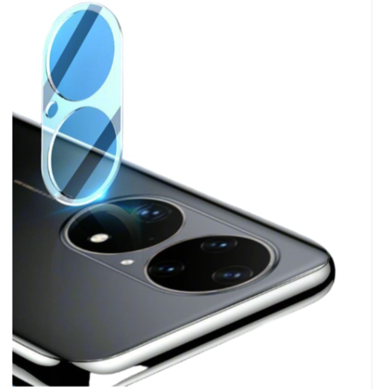 Folie de protectie a obiectivului camerei foto, pentru Huawei P50 Pro, 360° acoperire completa, Folie sticla, rezistent la amprente, rezistent la explozii, Ultra HD, rezistent la zgarieturi, Folie protectie camera spate, sticla temperata, transparent