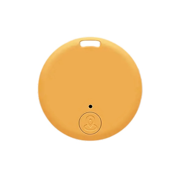 Senzor Smart Bluetooth Anti-Pierdere Chei, Conectare la Aplicatia Tuya, Galben
