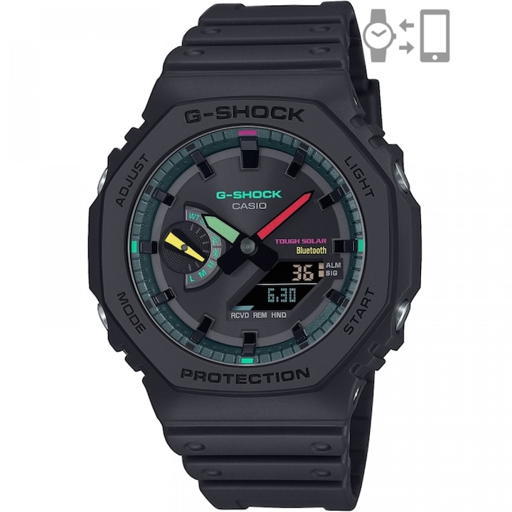 Мъжки часовник Casio GA-B2100MF-1AER, Кварцов, 45мм, 20ATM