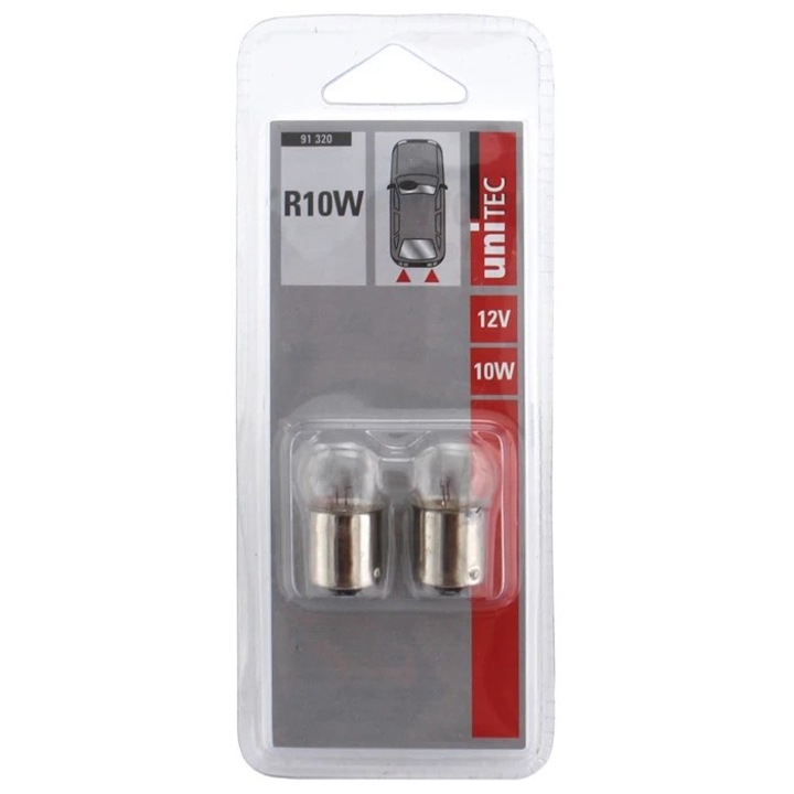 Autó izzó R10W, 10 W, 12 V pozícióhoz, 2 db Hopjberg készlet