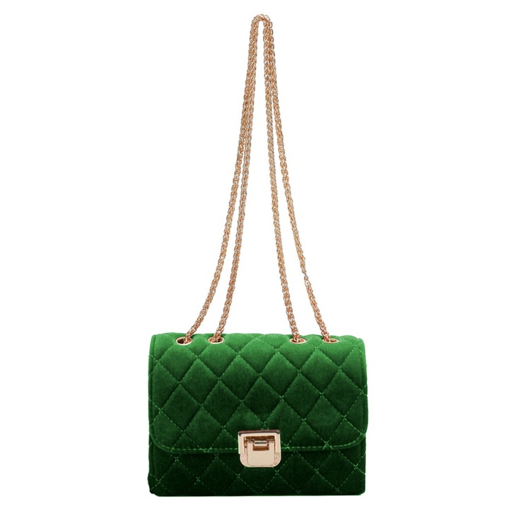 Női válltáska, divatos clutch kézitáska, tervezői crossbody táska láncszíjjal