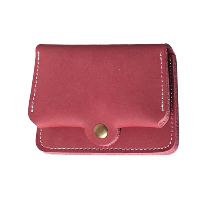 Portofel dama, AMRINUGL, piele lacuita, rosu, dimensiune unica