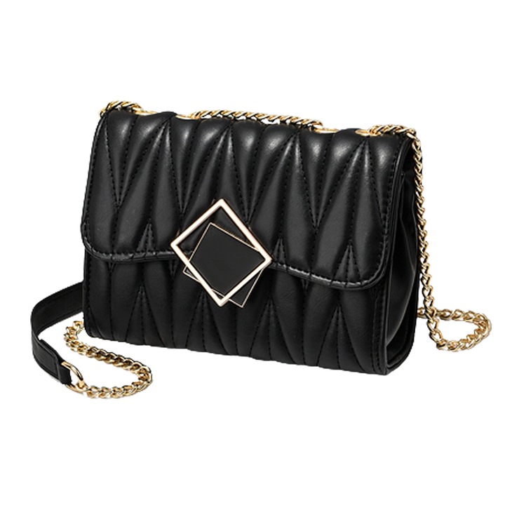 Geanta crossbody pentru femei, piele moale, design simplu, dimensiuni mici