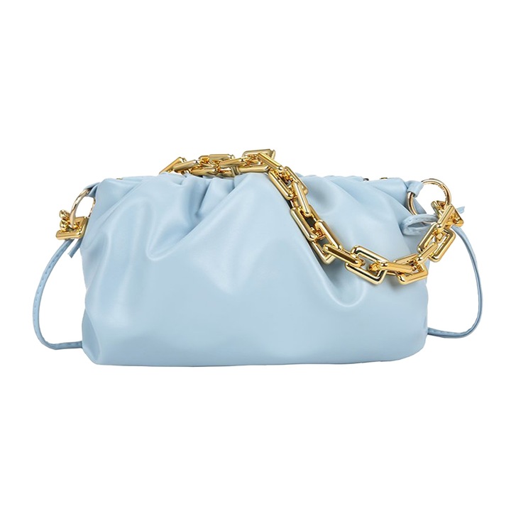 Női kézitáska, válltáska lánccal, Dumpling Bag