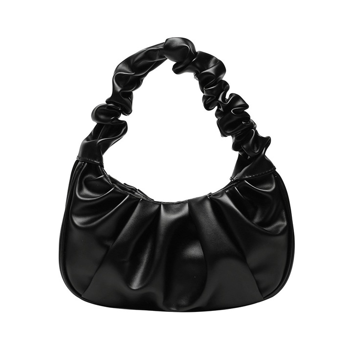 Női táska, JedBsetzt, bőr, fekete