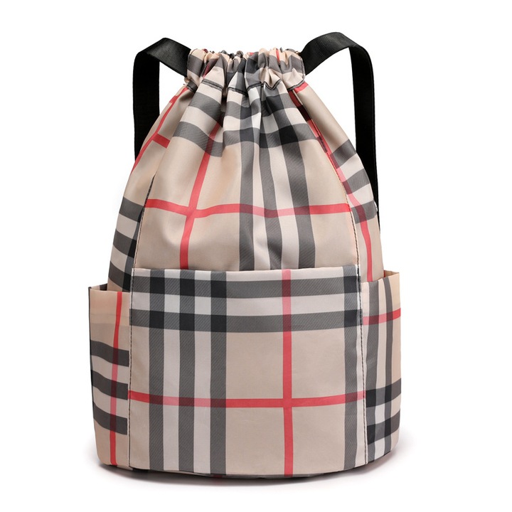 Jormftte hátizsák, húzózsinóros kivitel, nagy kapacitású, több zsebes kialakítás, fekete