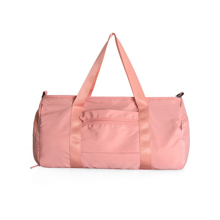 MWAOWM Пътна чанта, малка, водоустойчива, отделения за обувки и мокри дрехи, 18x10x10 инча, розова