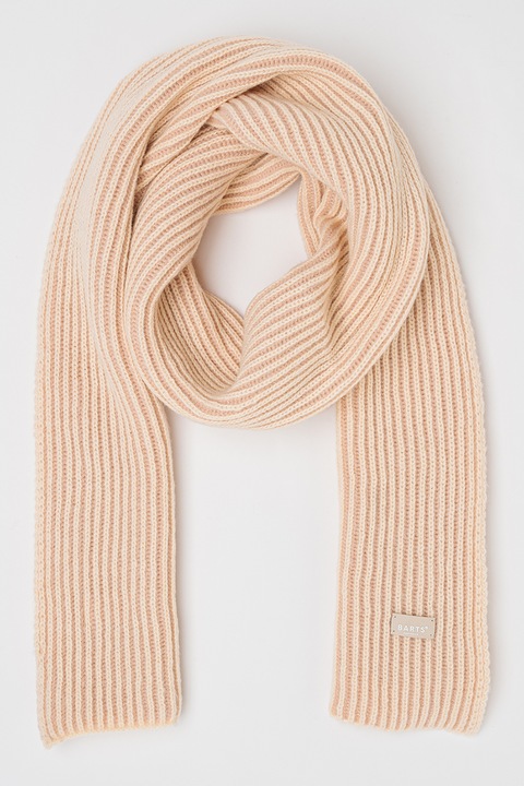 Barts, Guane bordázott sál, Púderrózsaszín, Krémszín