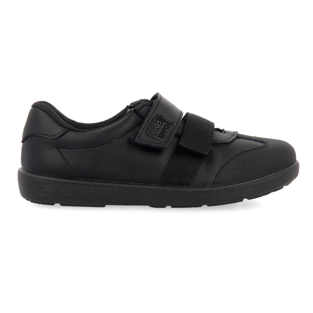 Gioseppo, Pantofi de piele cu velcro, Negru, 30 EU