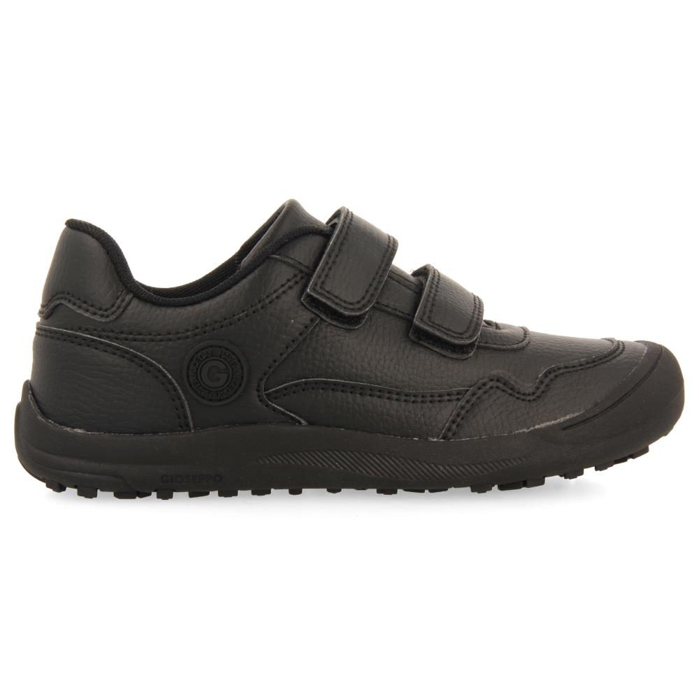 Gioseppo, Pantofi sport de piele cu velcro Gardony, Negru, 26 EU