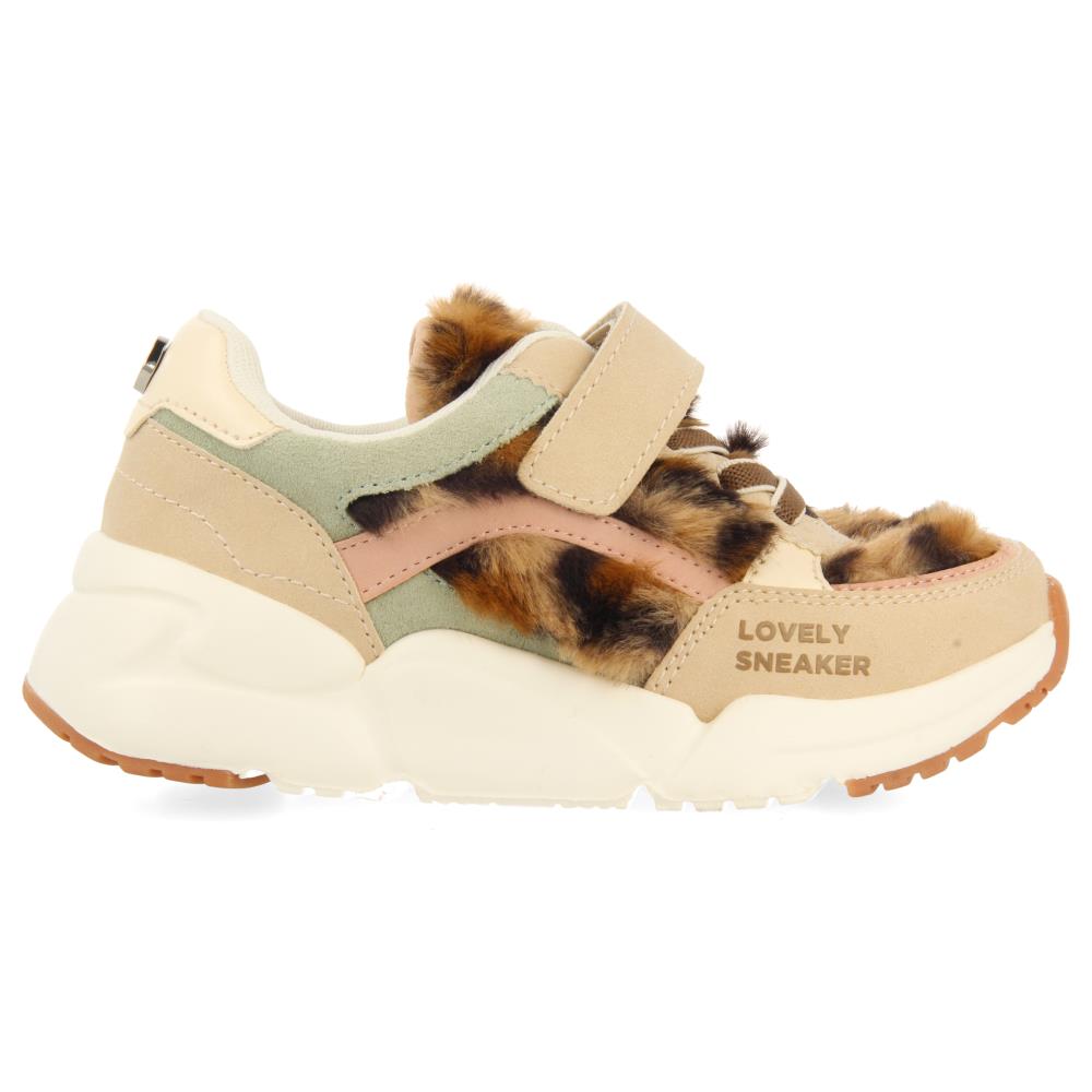 Gioseppo, Pantofi sport de piele intoarsa cu velcro, Maro, 28 EU