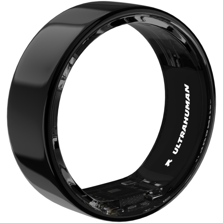 Смарт пръстен за наблюдение на здравето Ultrahuman Ring Air, Размер 11, Aster Air Black