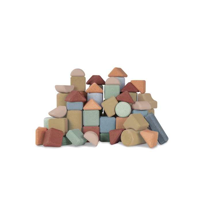 Jucarie Ecologica din Pluta KORKO Set de Constructie 60 piese