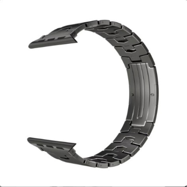 Универсална каишка за часовник Vogo®, съвместима с Garmin, Samsung Galaxy Watch, Huawei Watch, Xiaomi, Amazfit, 22 mm, Titanium, Grey