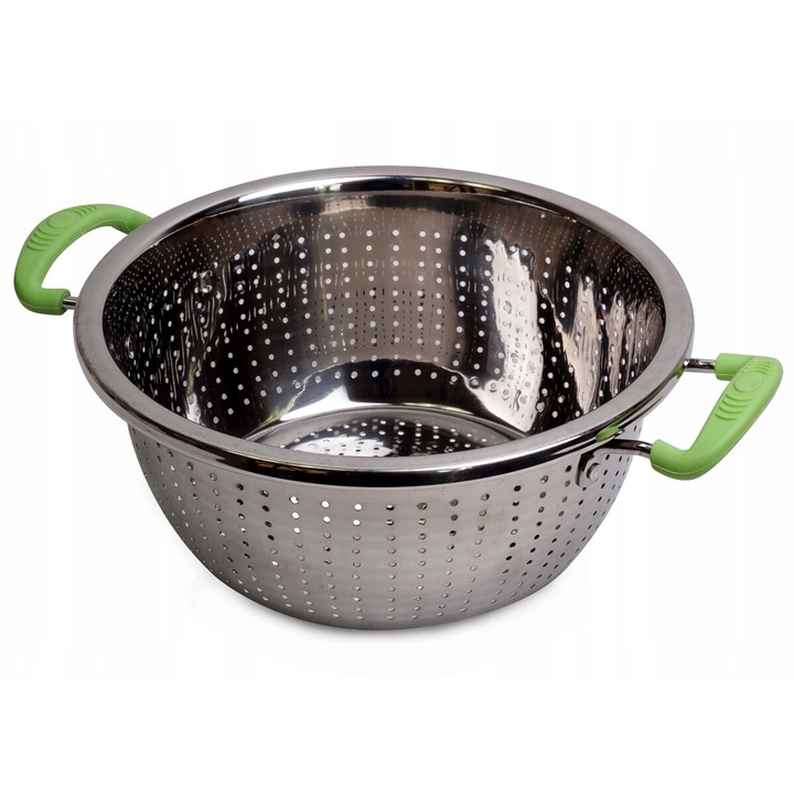 Strecuratoare Kamille, 22x10cm, inox, cu manere din silicon