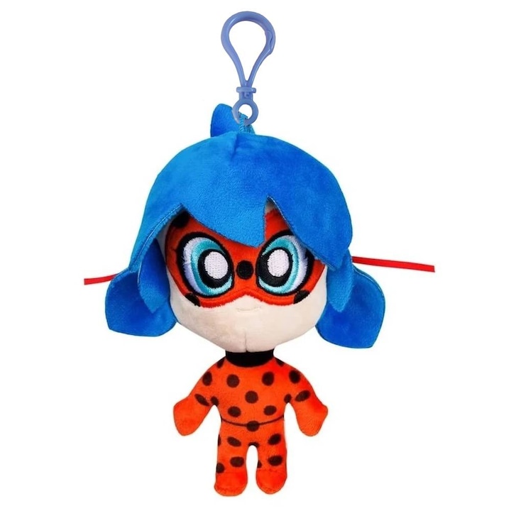 Jucarie de plus Buburuza, cu breloc, 16cm